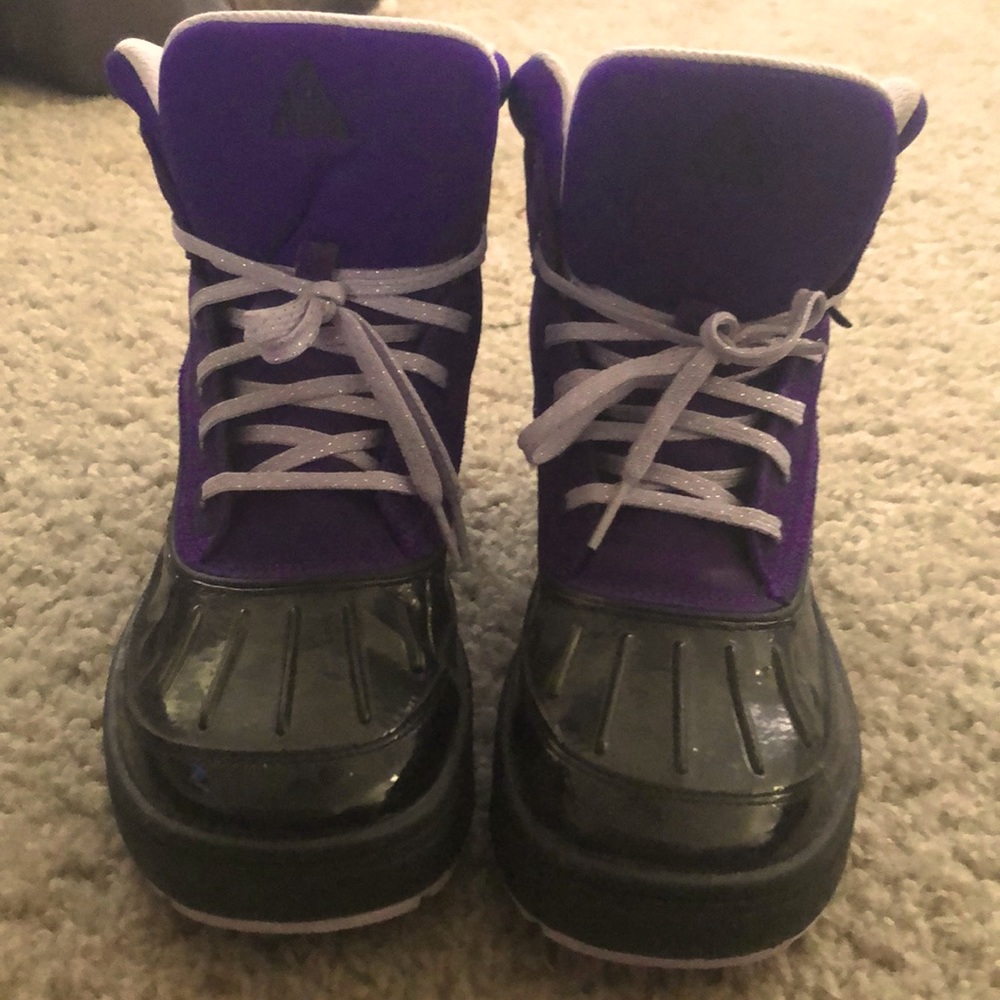 Purple Nike Boots